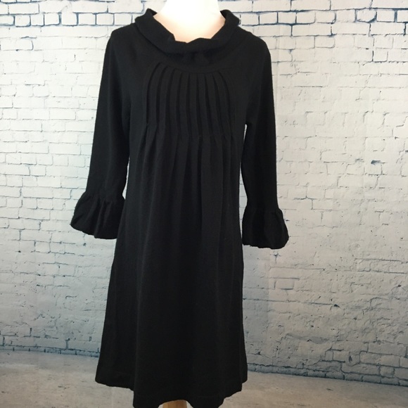 girls black sweater dress